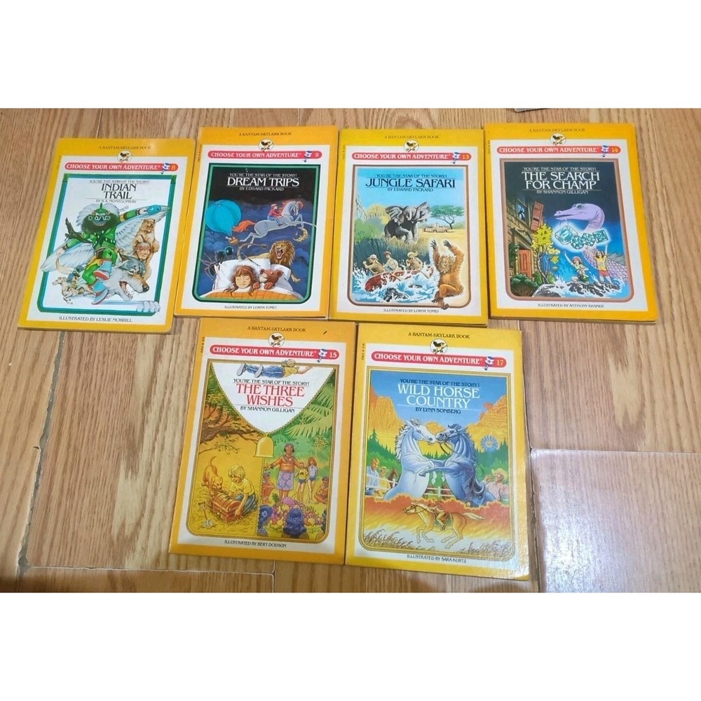 Choose Your Own Adventure Box Set 5 Skylark younger reader Book 8,9,13,14,15,17